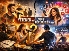 Yetenek mi, Bağlantı mı? Müzik Endüstrisinde Nepotizm ve Görünürlük Tartışması Görsel yapay zeka ile oluşturulmuştur.