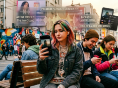 Gen Z’nin Müzik Tüketim Alışkanlıkları: Sosyal Medya Nesli Müziği Nasıl Dinliyor? Yapay zeka ile hazırlanmıştır.